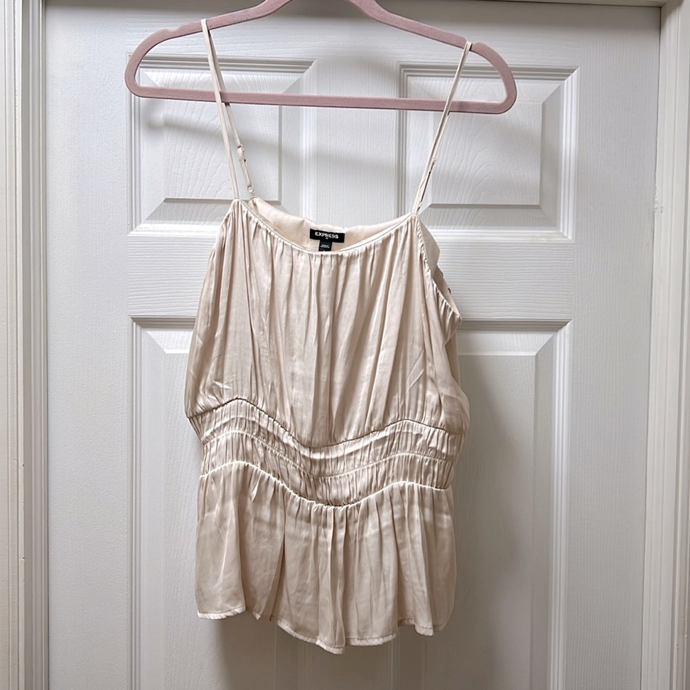 beige dressy cami